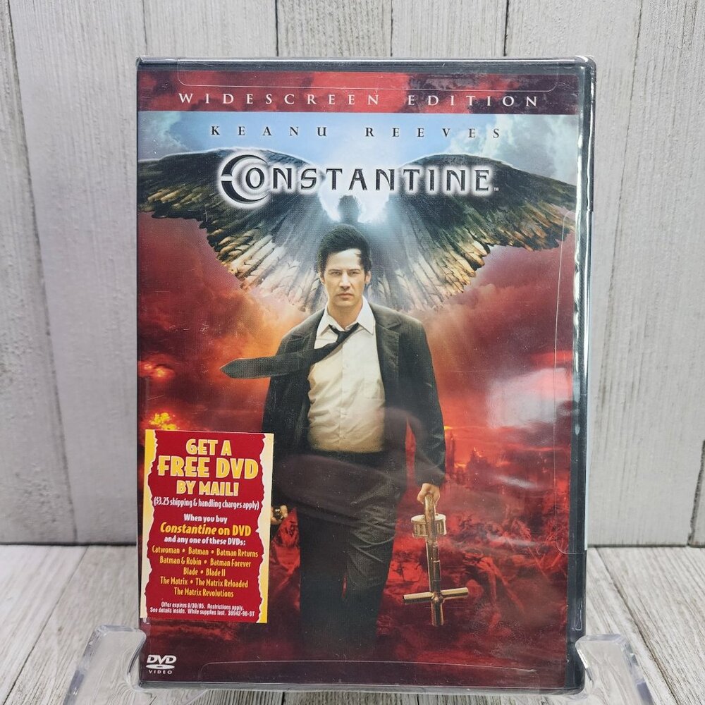 Constantine DVD 2005 Widescreen - Keanu Reeves - NEW!